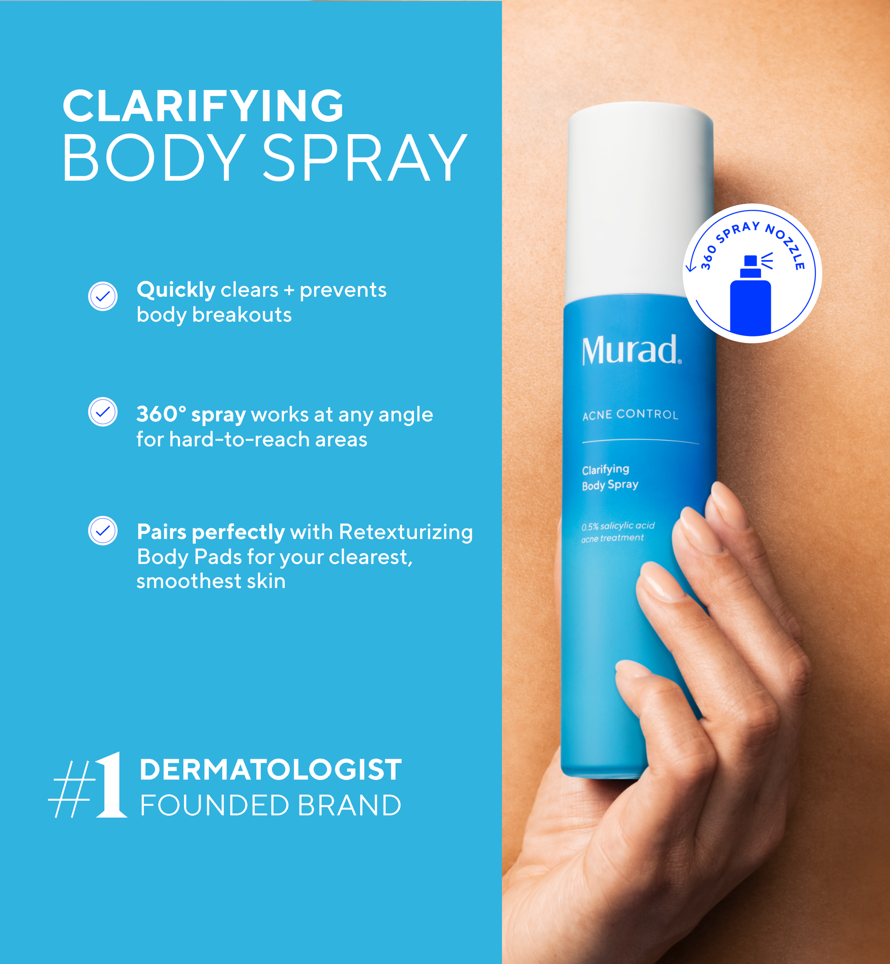 Murad Clarifying Body Spray 130ml