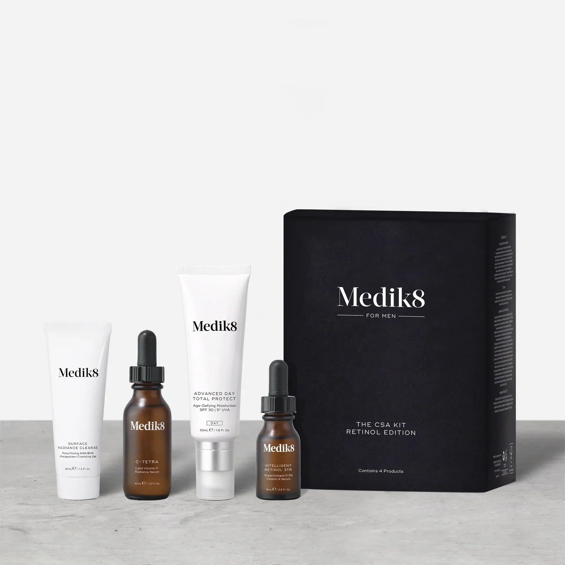 men's skin care sets Medik8 anti aging kit