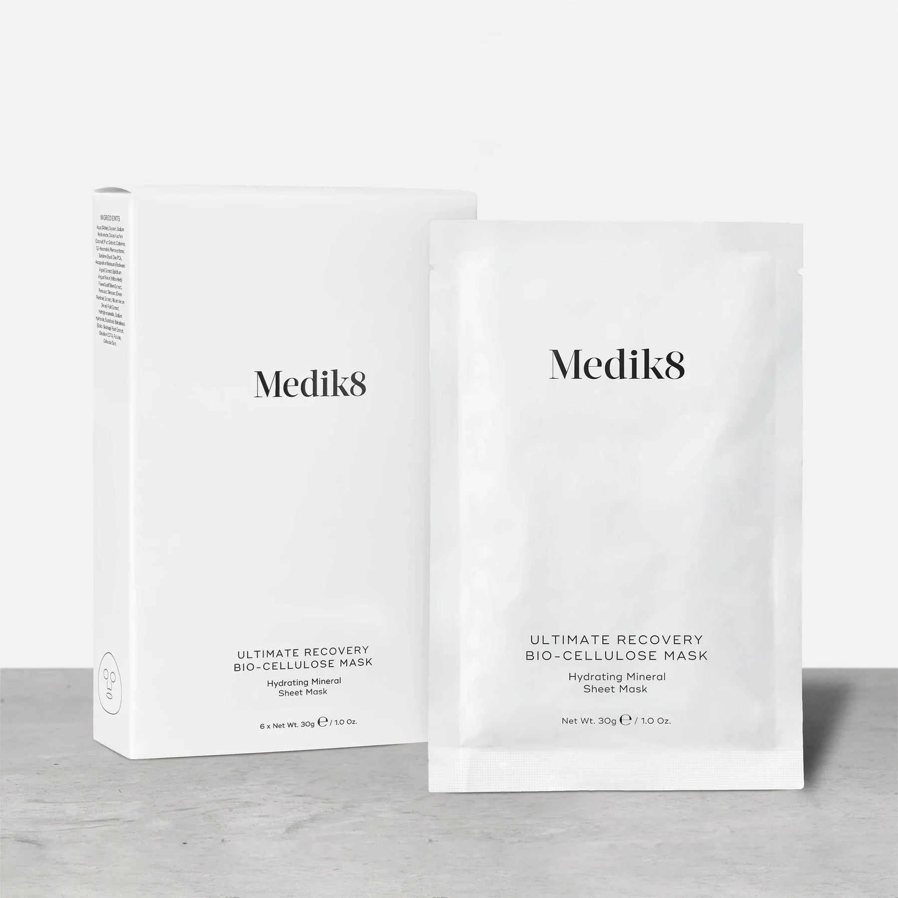 Medik8 Ultimate Recovery Bio-Ceullulose Mask 6 x Single Use Masks