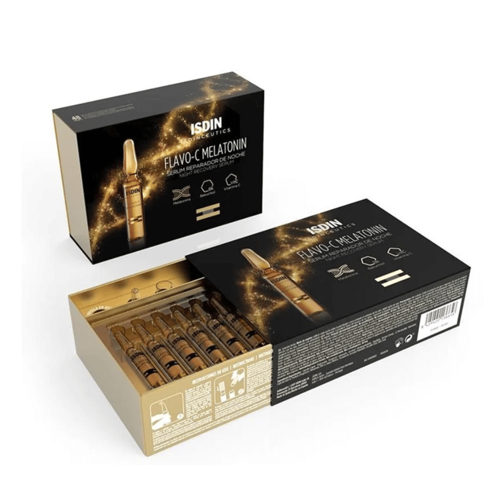 ISDINceutics Flavo-C Melatonin Night Recovery Serum x10 Ampoules