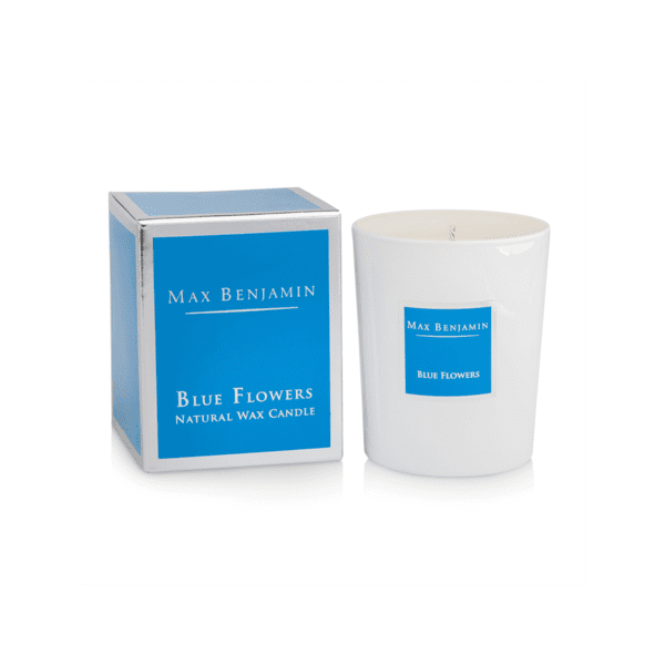 MAX BENJAMIN BLUE FLOWERS LUXURY NATURAL CANDLE