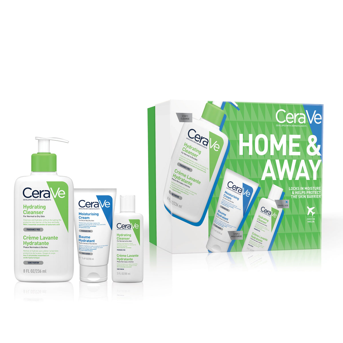 CeraVe Home and Away Skincare Giftset