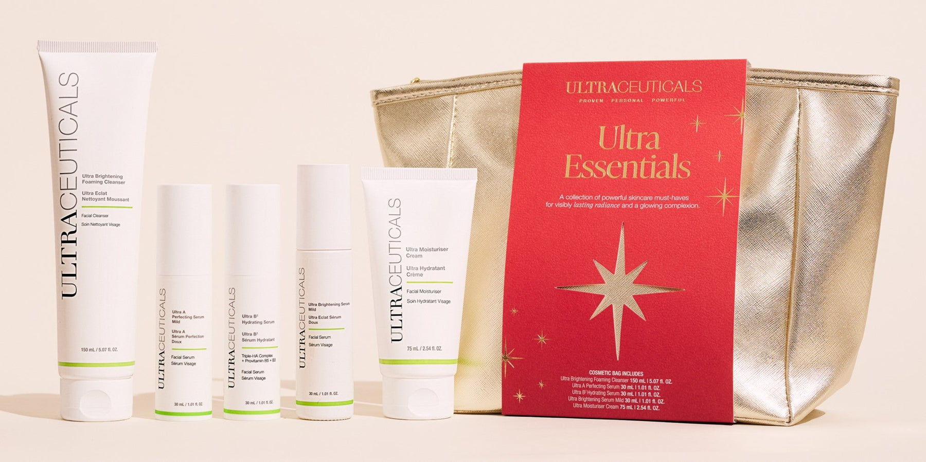 Ultraceuticals Essentials Gift Set + Free Cleanser & Moisturiser