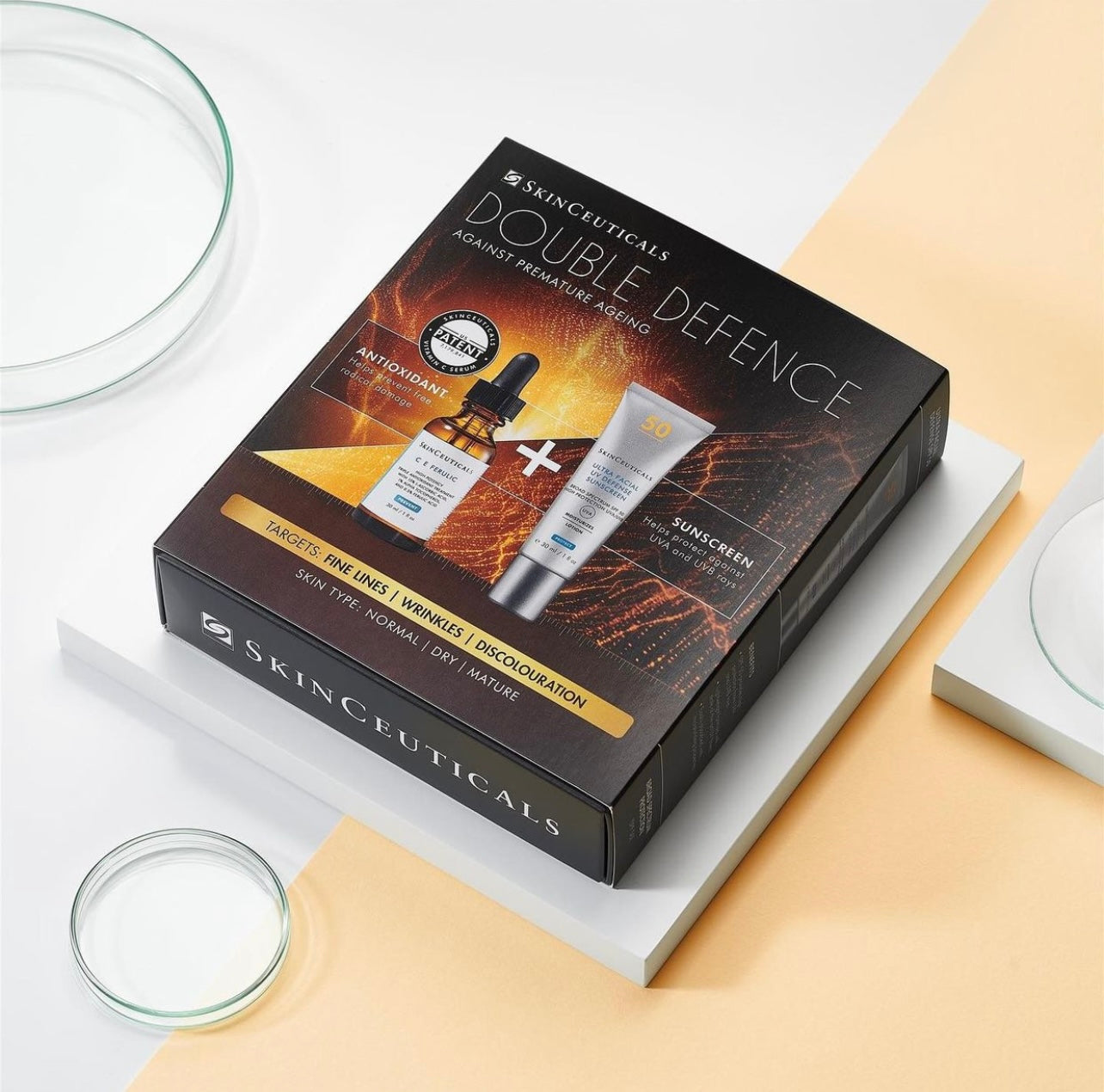 SkinCeuticals CE Ferulic Double Defence Kit for Dry & Ageing Skin (FREE SPF save €50)