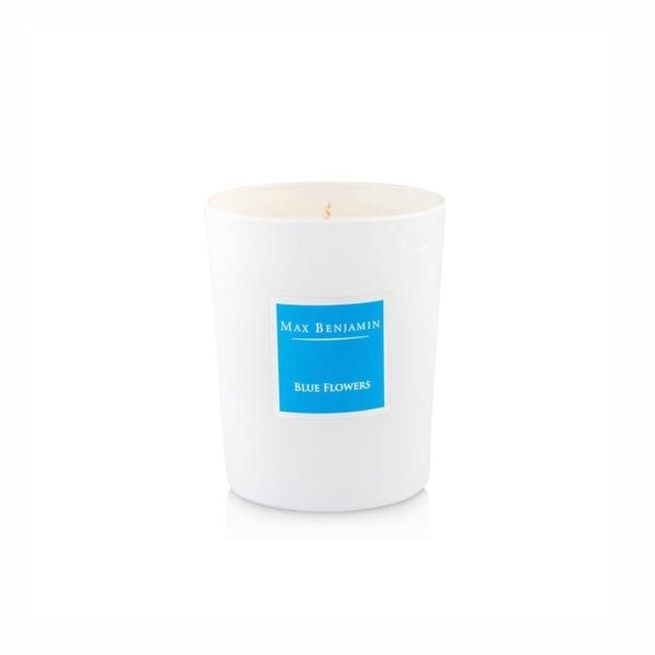 MAX BENJAMIN BLUE FLOWERS LUXURY NATURAL CANDLE