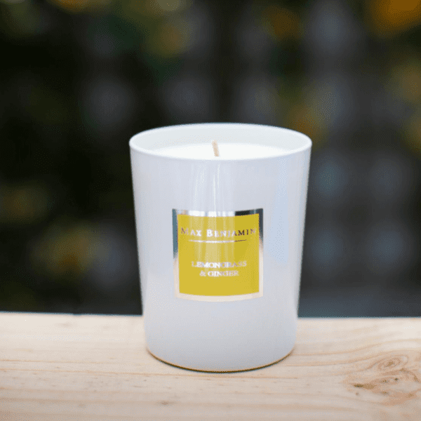 Max Benjamin Lemongrass & Ginger Luxury Natural Candle