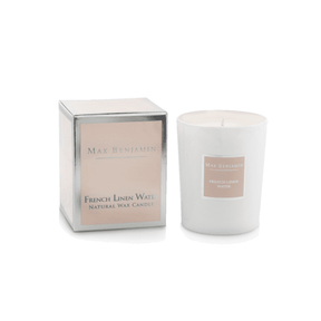 Max Benjamin French Linen Water Luxury Natural Candle