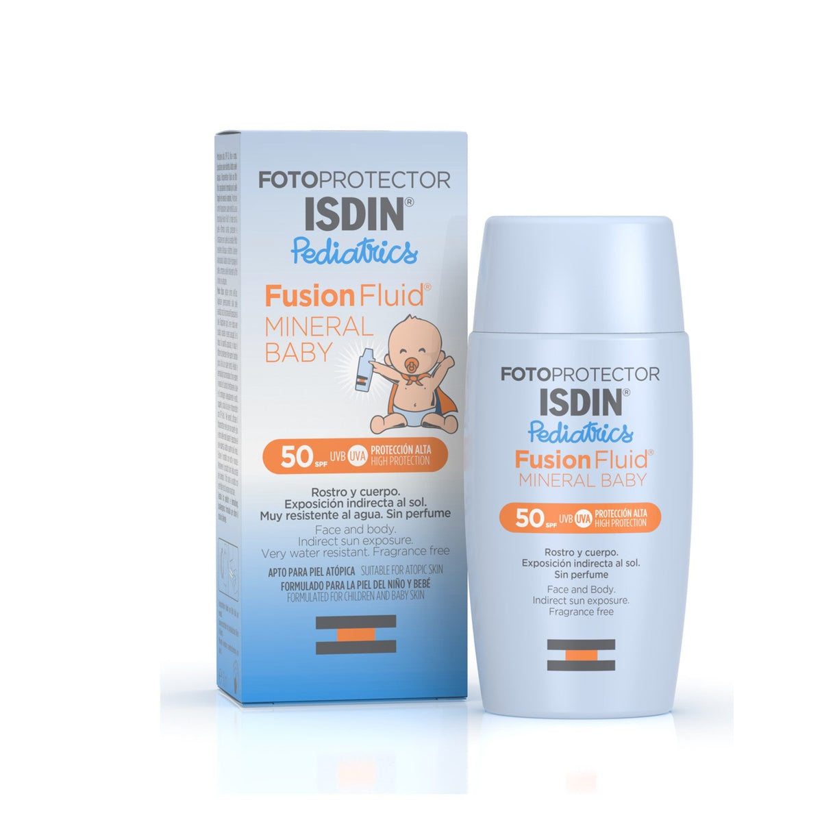 ISDIN Fotoprotector Pediatrics Fusion Fluid Mineral Baby SPF50 50ml