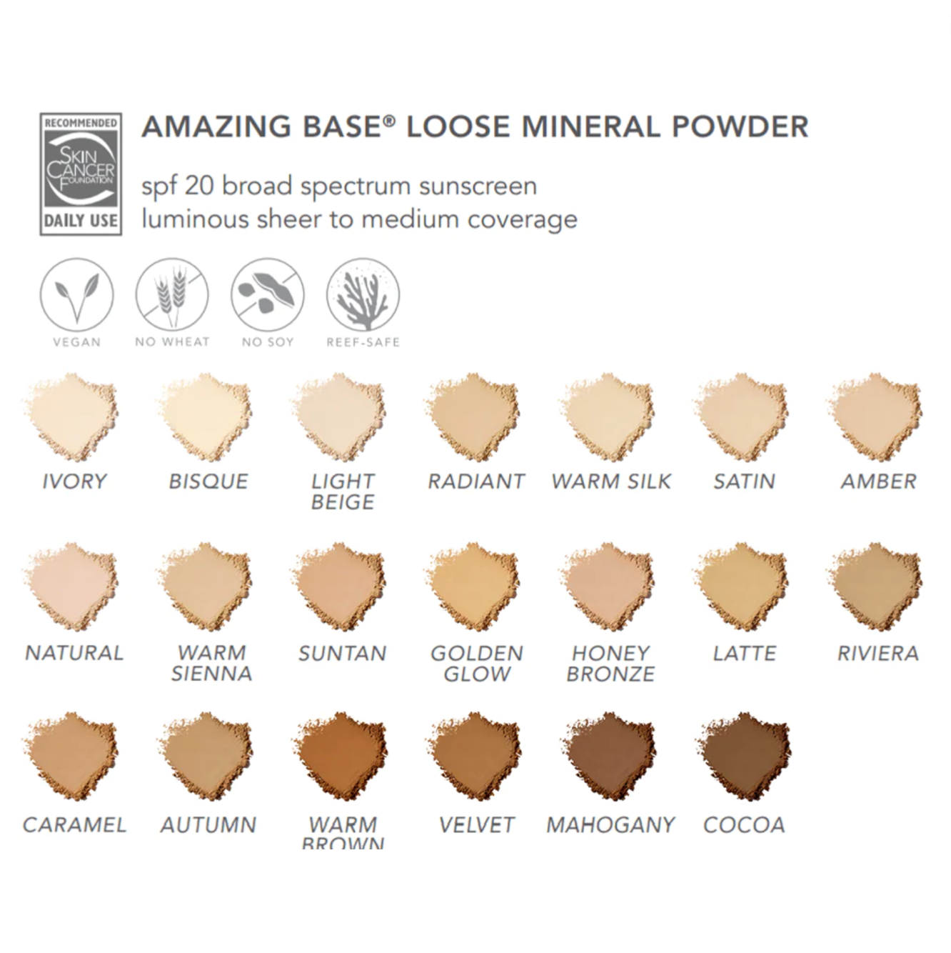 Jane Iredale Amazing Base Loose Mineral Powder Foundation SPF15 + 20